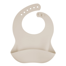 Canpol babies Szilikon előke zsebbel krémszín előke