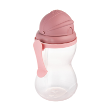 Canpol Sport itatópohár szívószállal 370ml rózsaszín babaétkészlet