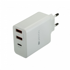Canyon CNE-CHA08W USB hálózati töltő fehér (CNE-CHA08W) - Töltők mobiltelefon kellék