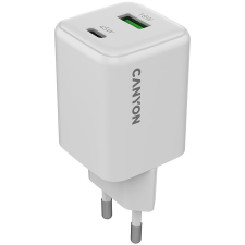 Canyon CNS-CUW45AC hálózati töltő GaN 45W 1xPD 1xQC fehér (CNS-CUW45AC) mobiltelefon kellék