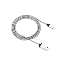 Canyon CNS-MFIC3DG USB-Lightning fonott burkolatú kábel ezüstszínű (CNS-MFIC3DG) - Adatkábel kábel és adapter