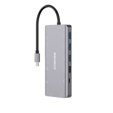 Canyon CNS-TDS12 13-in-1 USB Type-C Multiport Hub Dark Gray laptop kellék