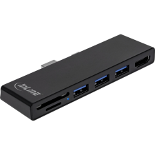 Canyon InLine 35393 dokkoló állomás és port replikátor Dokkolás Fekete (35393) kábel és adapter