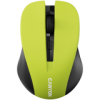Canyon MW-1, Yellow 2.4GHz wireless optical mouse with 3 buttons, 800/1200/1600 DPI adjustable