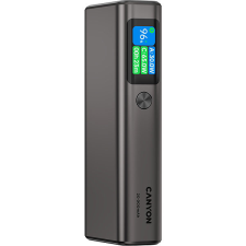 Canyon PB-230, 20000 mAh, PD 130W, TFT display, dark grey power bank