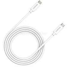 Canyon UC-42, cable, U4-CC-5A2M-E, USB4 TYPE-C to TYPE-C cable assembly 20G 2m 5A 240W(ERP) with E-MARK, CE, ROHS, white (CNS-USBC42W) kábel és adapter
