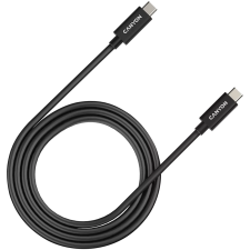 Canyon UC-44 USB-C apa - USB-C apa 4.0 Adat és töltőkábel - Fekete (1m) kábel és adapter