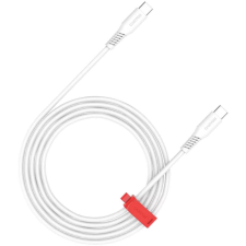 Canyon USB-C - USB-C kábel 60W 2m fehér (CNS-CC60SC20W) CNS-CC60SC20W kábel és adapter