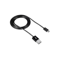 Canyon USB kábel, USB 2.0-microUSB, 1 m, CANYON "UM-1", fekete kábel és adapter