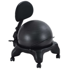  Capetan® Fit Office Comfort magasított ülőfelületű háttámlás fitnesz szék labdával gurulógörgőkkel - gyógyászati segédeszköz
