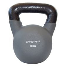 Capetan® Neoprén bevonatos 12Kg kettlebell egyenes fogantyúval kettlebell