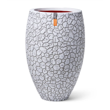 Capi Deluxe Clay elegáns elefántcsontszínű váza 50 x 72 cm (429066) kerti tárolás
