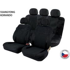 Cappa Perfetto AL SSangYong Korando, fekete ülésbetét, üléshuzat