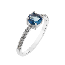  Capri Atlantic Dream Topáz 925 Ezüst 0.85 ct gyűrű gyűrű