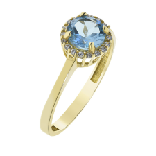  Capri Jamaica Dream Topáz 14kt 0.95 ct Eljegyzési gyűrű gyűrű