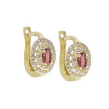 Capri Manhattan Gránát 14kt 0.82ct Fülbevaló fülbevaló
