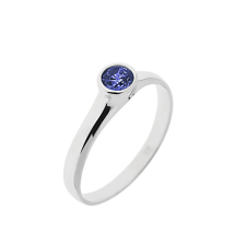 Capri Manhattan Oceanblue Zafír 14kt 0.20ct Eljegyzési gyűrű gyűrű