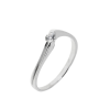  Capri Simple Elegance Fehér Zafír 14kt 0.10 ct Eljegyzési gyűrű