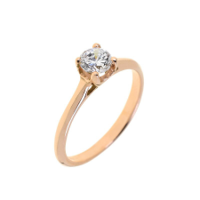  Capri Simple Perfect Zafír 14kt 0.27 ct Eljegyzési gyűrű gyűrű