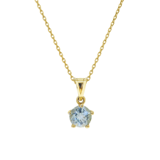 Capri Six Points Akvamarin 14kt 0.61ct nyaklánc és medál nyaklánc
