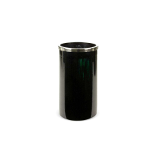Capri üveg váza Fekete/zöld 19x19x33 cm dekoráció