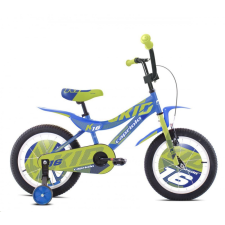 Capriolo BMX 16&quot; HT KID gyerek kerékpár, lime zöld és kék 120376 gyermek kerékpár