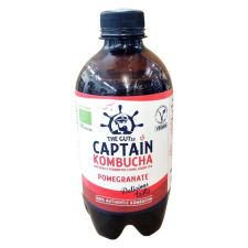 Captain Kombucha fermentált zöld tea ital - gránátalma 400ml vitamin és táplálékkiegészítő