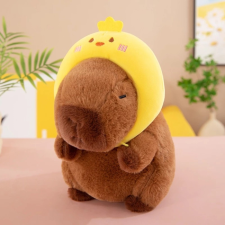 Capybara plüss játék aranyos csajkalappal-25cm plüssfigura