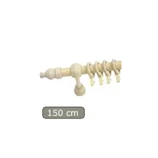  Carballo Plus komplett fa karnis, bükk, 1 soros, 150 cm karnis, függönyrúd