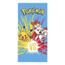 Carbotex Pokémon: Pikachu párbaj fürdőlepedő, pamut - 70 x 140 cm lakástextília