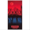 Carbotex Stranger Things: Árnyékok fürdőlepedő, pamut - 70 x 140 cm