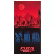 Carbotex Stranger Things: Árnyékok fürdőlepedő, pamut - 70 x 140 cm lakástextília