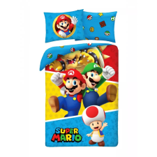 Carbotex Super Mario és Luigi Pamut ágynemű garnitúra (140 x 200 cm) (661BL) lakástextília