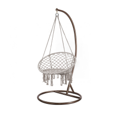  Cardenas függőfotel állvánnyal szürke-barna kerti bútor