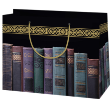 Cardex Antik könyvek exkluzív nagy ajándéktáska 26x13x32cm ajándéktasak