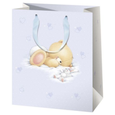 Cardex Exkluzív Forever Friends macis lila közepes ajándéktáska 18x23x10cm ajándéktasak