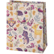 Cardex Green Grass erdei állatok óriás méretű exkluzív ajándéktáska 33x15x44cm ajándéktasak