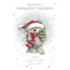 Cardex Örömteli Karácsonyt kívánok! - Karácsonyi üdvözlőlap - Kismackó party kellék