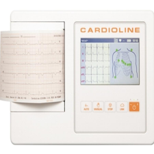  + CARDIOLINE EKG 100L FULL ( GLASGOW + EasyApp 5' szines kijelző gyógyászati segédeszköz