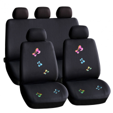 CARGUARD Autós üléshuzat szett - pillangós / fekete - 9 db-os - HSA009 ülésbetét, üléshuzat