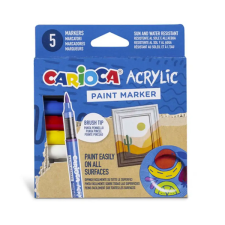 Carioca Acrylic Akril marker 5db-os szett - Carioca filctoll, marker