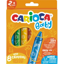 Carioca : Baby zsírkréta 8 db-os kréta, festék és papír