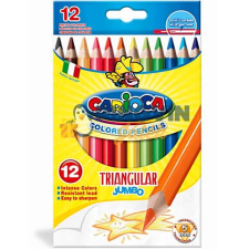 Carioca - Háromszög Jumbo színes ceruza szett 12db színes ceruza