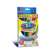 Carioca Háromszög Jumbo színes ceruza szett hegyezovel 12db - Carioca színes ceruza