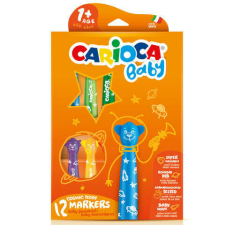 Carioca Macis bébi filctoll készlet - 12 db-os kimosható - Carioca filctoll, marker