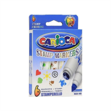  Carioca Nyomda végű filctoll szett 6 db filctoll, marker