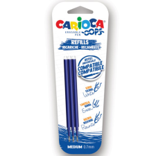 Carioca Oops kék kitörölhető tollbetét 0,7mm 3db-os szett - Carioca tollbetét