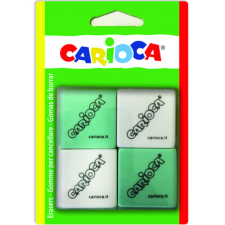 Carioca Szögletes radír szett két színnel 4db-os - Carioca radír