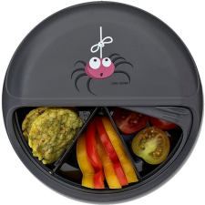 Carl Oscar SnackDISK Gyerek uzsonnás korong, szürke uzsonnás doboz