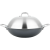 Carl Schmidt Sohn -Altena wok serpenyő, öntöttvas, 36x10, ezüst